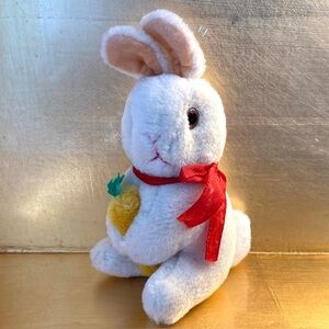 Vintage 1960's (MCM) Stuffed Bunny
Rabbit. Mohair 6". Sawdust stuffed.